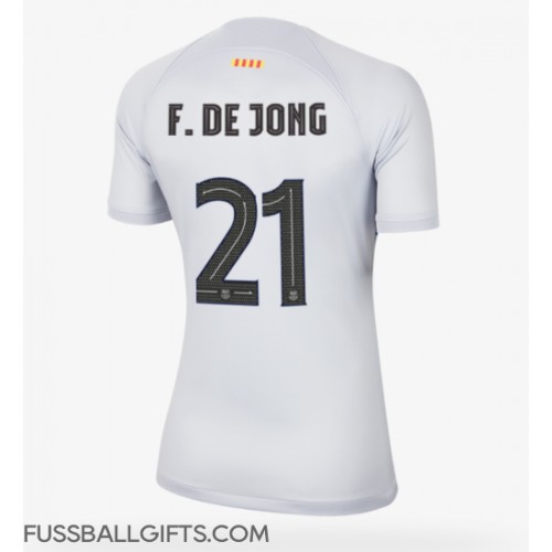 Barcelona Frenkie de Jong #21 Fußballbekleidung 3rd trikot Damen 2022-23 Kurzarm